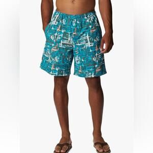 Mens Columbia Super Backcast Watershort Size Medium , Inseam 8"